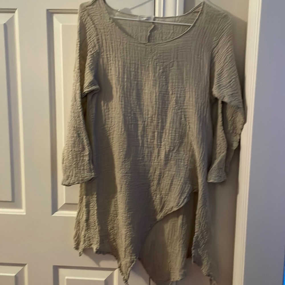 Krista Larson gauze top